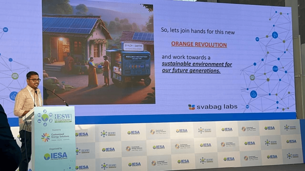 Pitch at IESW Event, New Delhi